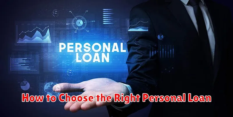 How to Choose the Right Personal Loan