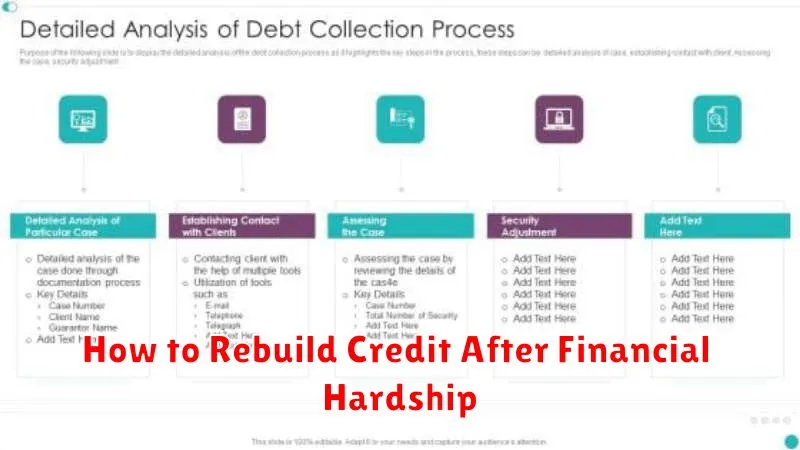 How to Rebuild Credit After Financial Hardship