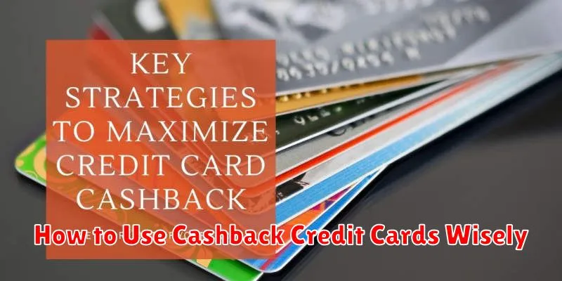 How to Use Cashback Credit Cards Wisely