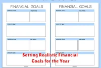 Setting Realistic Financial Goals for the Year